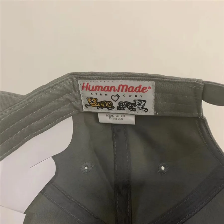 

MADE 2021ss HUMAN Letter Embroidery Baseball Caps Men Women 1:1 high quality hats mens hats and caps