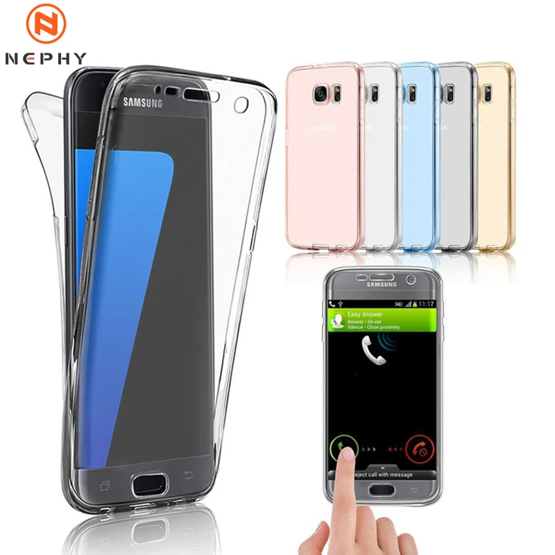 Силиконовый чехол для телефона Samsung Calaxy S3 S4 S5 Neo S6 S7 Edge S8 S9 S10 Plus A10 A20E A30 A40 A50 A60 A70 360