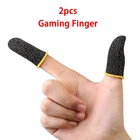 Перчатки дышащие для игрового контроллера, геймпад для игры в Pubg, с защитой от пота и царапин, 2 шт.