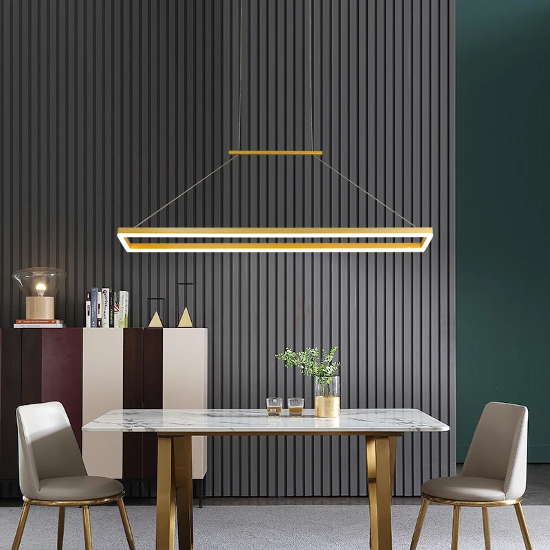 

Gold/Coffee Minimalism LED chandelier For Dining room Kitchen hanglamp nordic lamp AC85-265V modern chandelier light fixtures