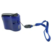 USB Phone Emergency Charger for Camping Hiking EDC Outdoor Sports Hand Crank Travel Charger Camping Equipment Survival Tools