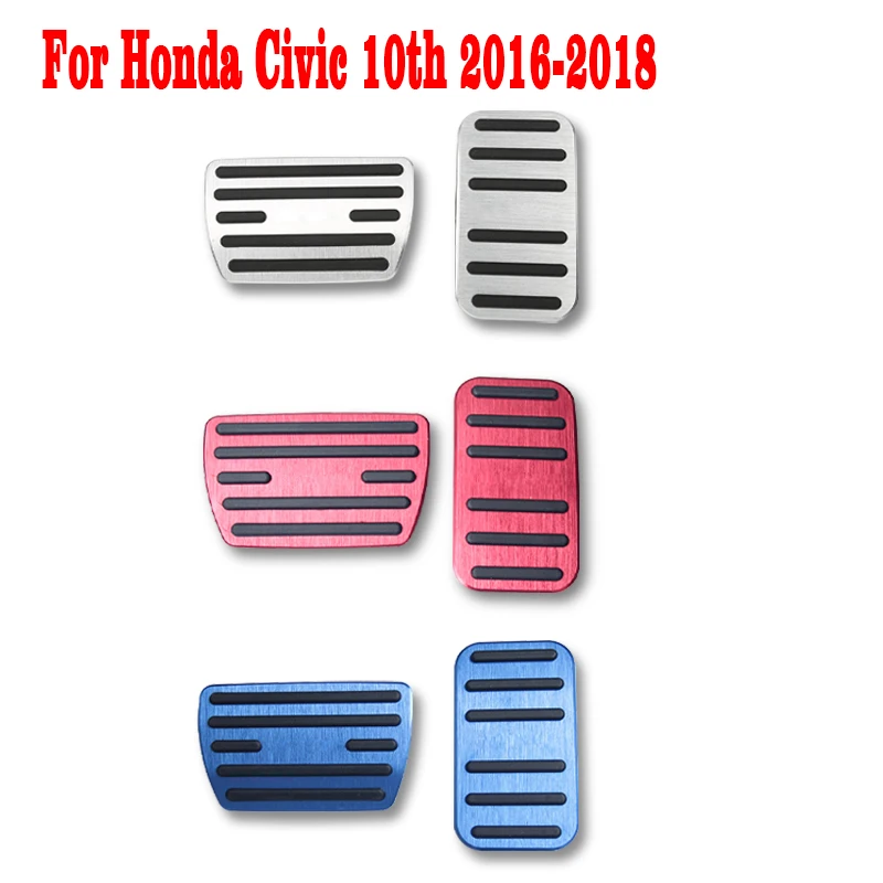 Автомобильные педали накладки на топлива для Honda Civic 10 2016 2017 2018 2019 2020 запчасти