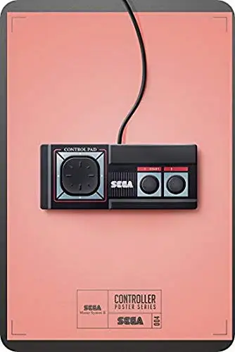 

Metal Sign Controller Collectors SEGA Old Video Game Arcade Gamers Poster Decor