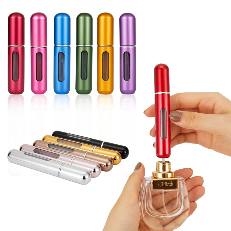 8 мл 5 портативный мини многоразовый флакон для духов с насосом распыления пустые