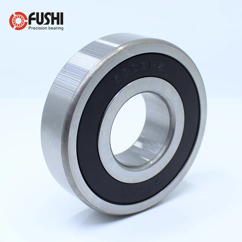6306RS подшипник ABEC-3 1 шт. 30*72*19 мм радиальный 6306-2RS 6306RZ 180306 RZ RS 6306 2RS EMQ качество |