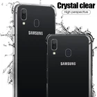 Прозрачный чехол с защитой объектива камеры для Samsung Galaxy A 10, 20, e, 80, 30, 40, 50, 60, 70 s, чехол с подушкой безопасности для Galaxy A 30, 20 s, e