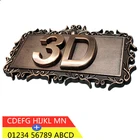 Дверная табличка, домашний номер комнаты, номерные знаки в европейском стиле на дверь, наружные номера дома, рамка почтового ящика с 2 знаками цифры на дверь почтовый ящик уличный почтовый ящик дом номер квартиры табли