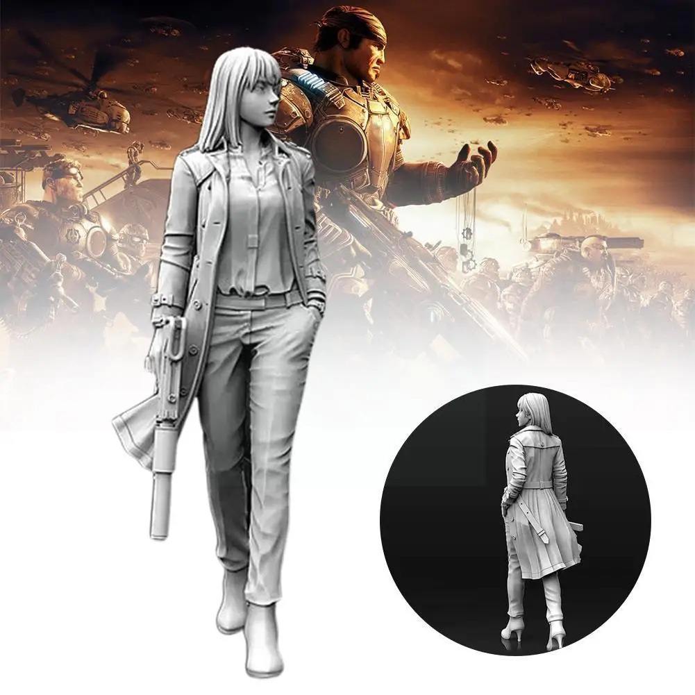 

1/35 Resin Figures Gunman Resin Kit Agent Aida Female Soldiers Were A-115 (50mm) Self-assembled H5R9