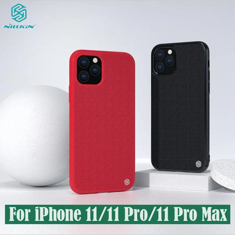 Для Apple iPhone 11 Pro Max чехол на айфон NILLKIN текстурированный нейлоновый волоконный