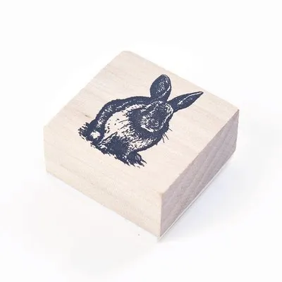 rabbit 1 шт. The story in the Wood log резиновая печать милые животные Штампы деревянные прозрачные штампы для скрапбукинга Фотоальбом украшения DIY - Цвет: rabbit