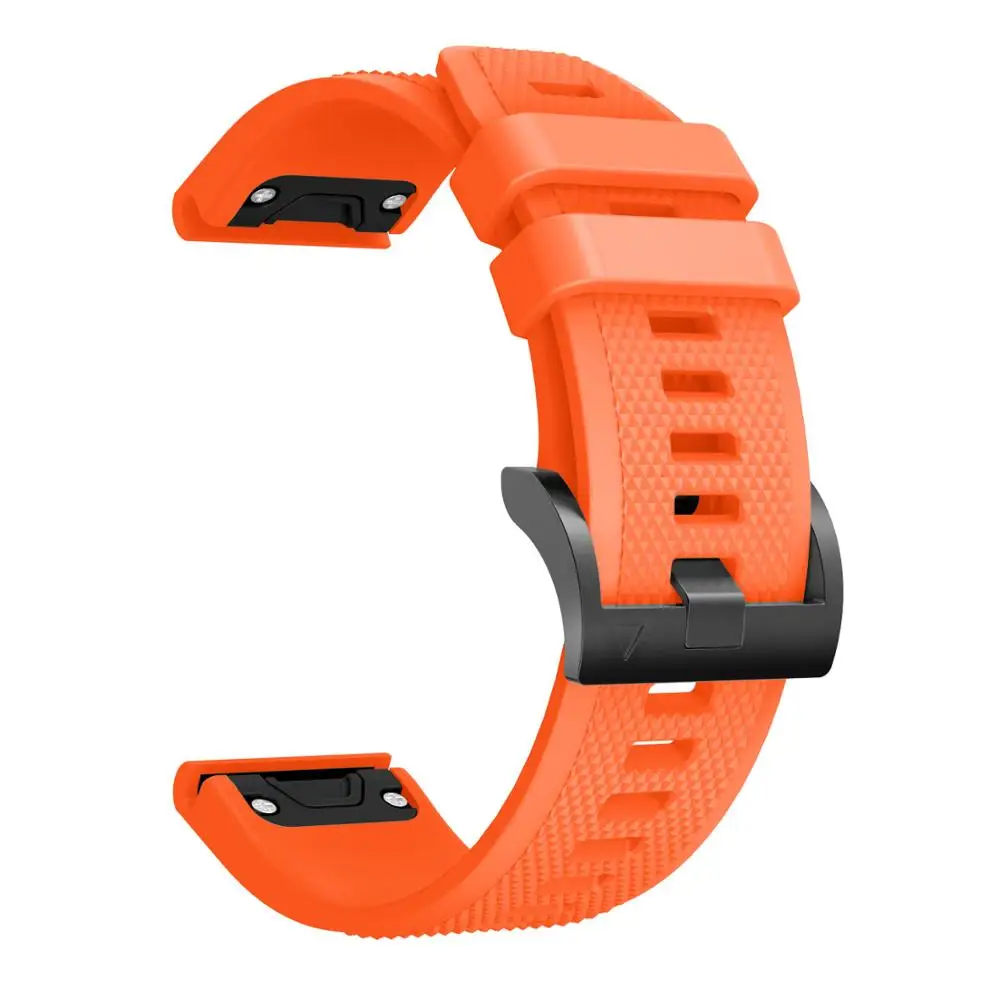 22MM fashion style Strap For Garmin Fenix 5 Watch Silicone Wrist Band For Garmin Fenix 5 Plus Strap For Garmin Fenix 6 Watchband