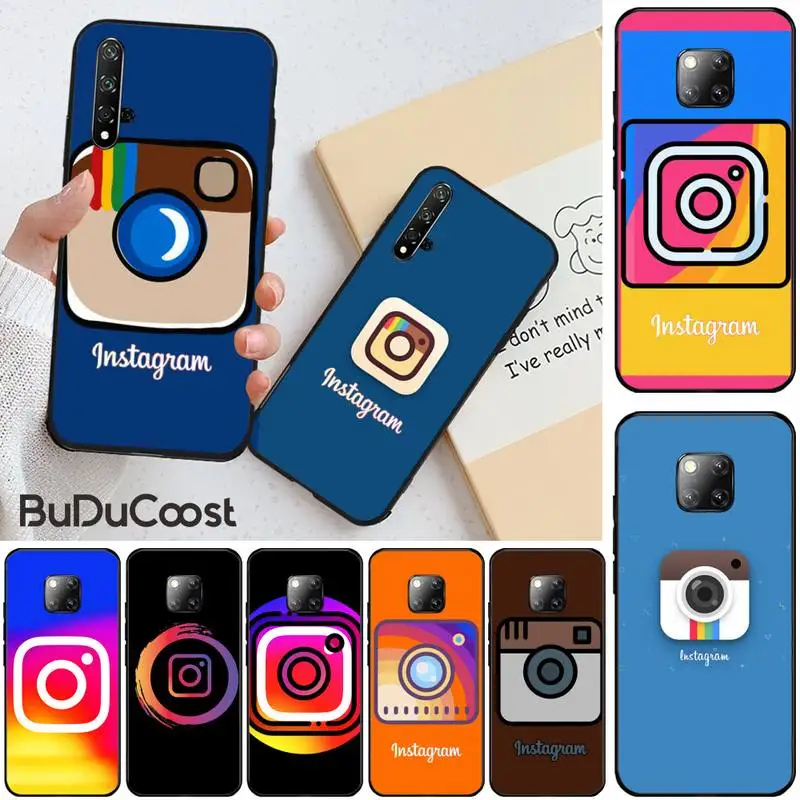 

Riccu Instagram Logo Phone Case For Huawei Honor 8X 9 10 20 Lite 7A 8A 5A 7C 10i 20i 9X play 8C