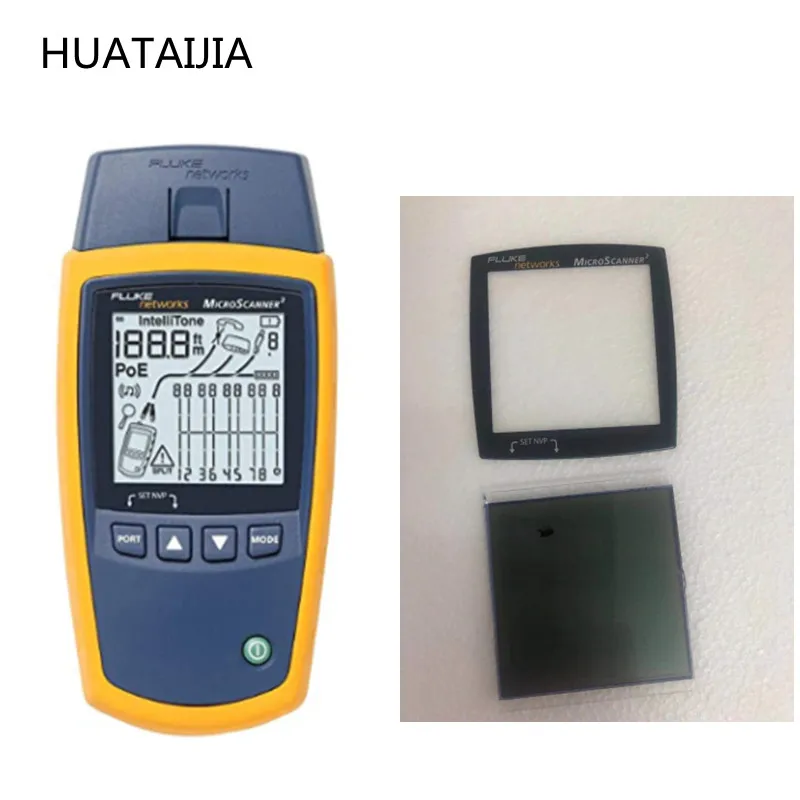Pantalla LCD compatible con Fluke Networks, MS2-100, MicroScanner2, cristal de pantalla exterior, fluke ms2-100-0
