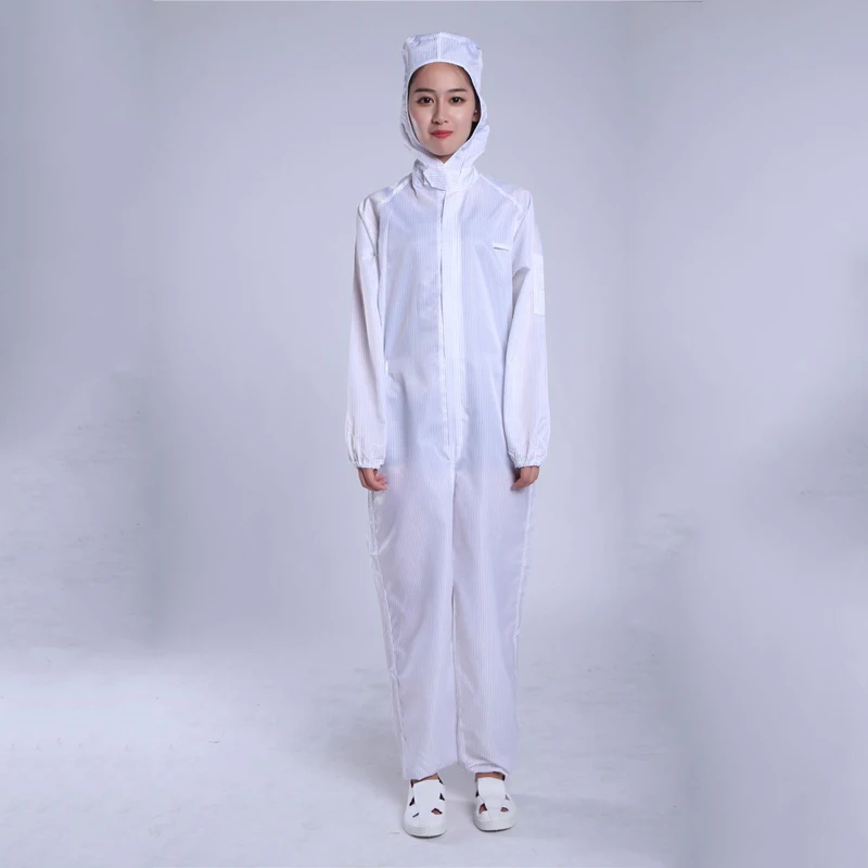 Антистатические комбинезоны для чистых помещений пылезащитный костюм