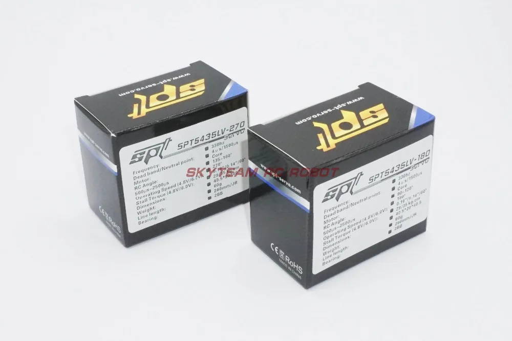 SPT5435LV SPT5535LV 35 кг большой крутящий момент цифровой стандартный сервопривод водонепроницаемый для 1:8 1:10 RC автомобиль альпинист самолет металлический чехол