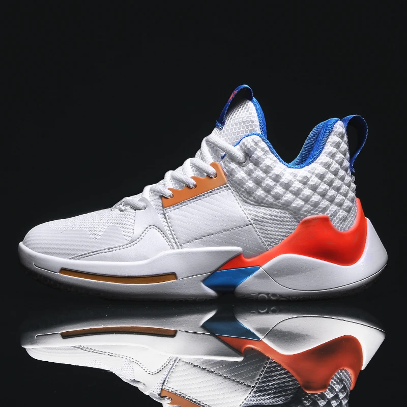 Мужские кроссовки с дышащей сеткой Jordan оригинальные на плоской подошве для