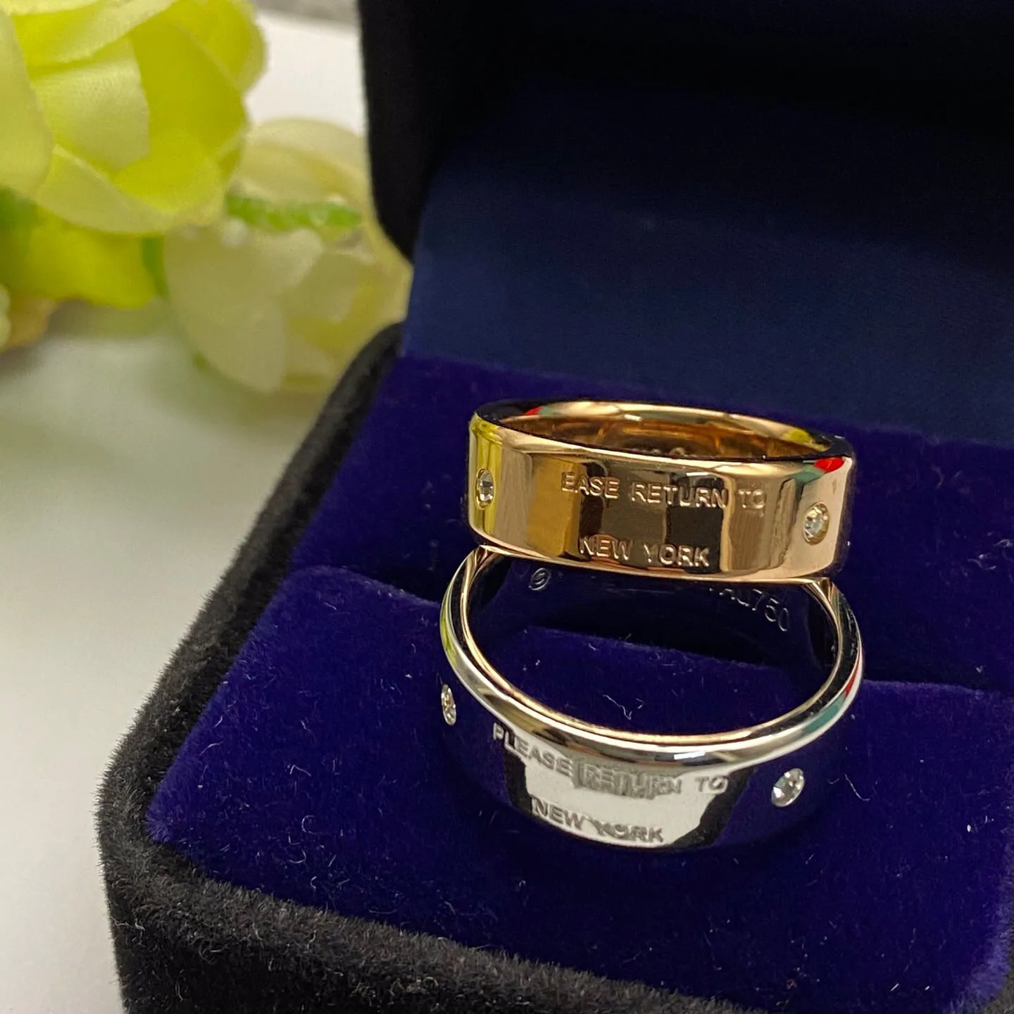 

2021 Summer women's trend brand TIF sterling silver 1:1 plz Return to New York attractive and feminine ring