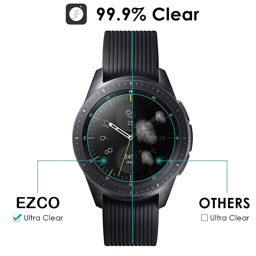 Защитная крышка для samsung gear S3 Frontier защитная пленка Защита для samsung Galaxy Watch 42 мм 46 мм экран из закаленного стекла