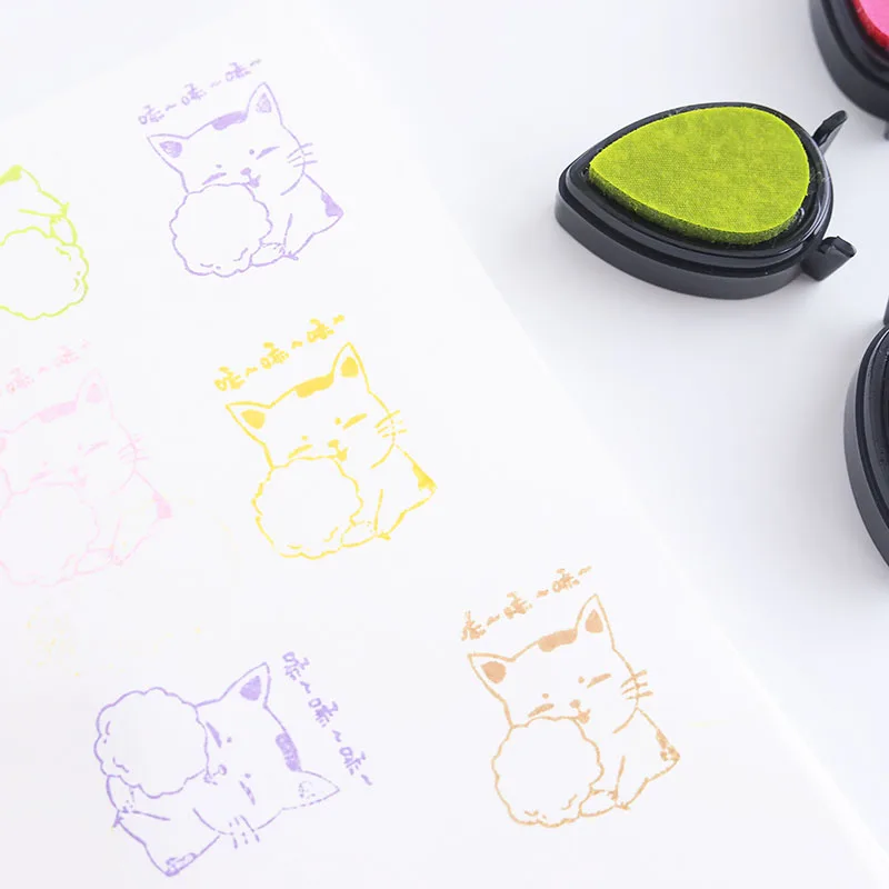 10 шт./Лот цветные Пигментные чернила в форме капли воды Быстросохнущие для