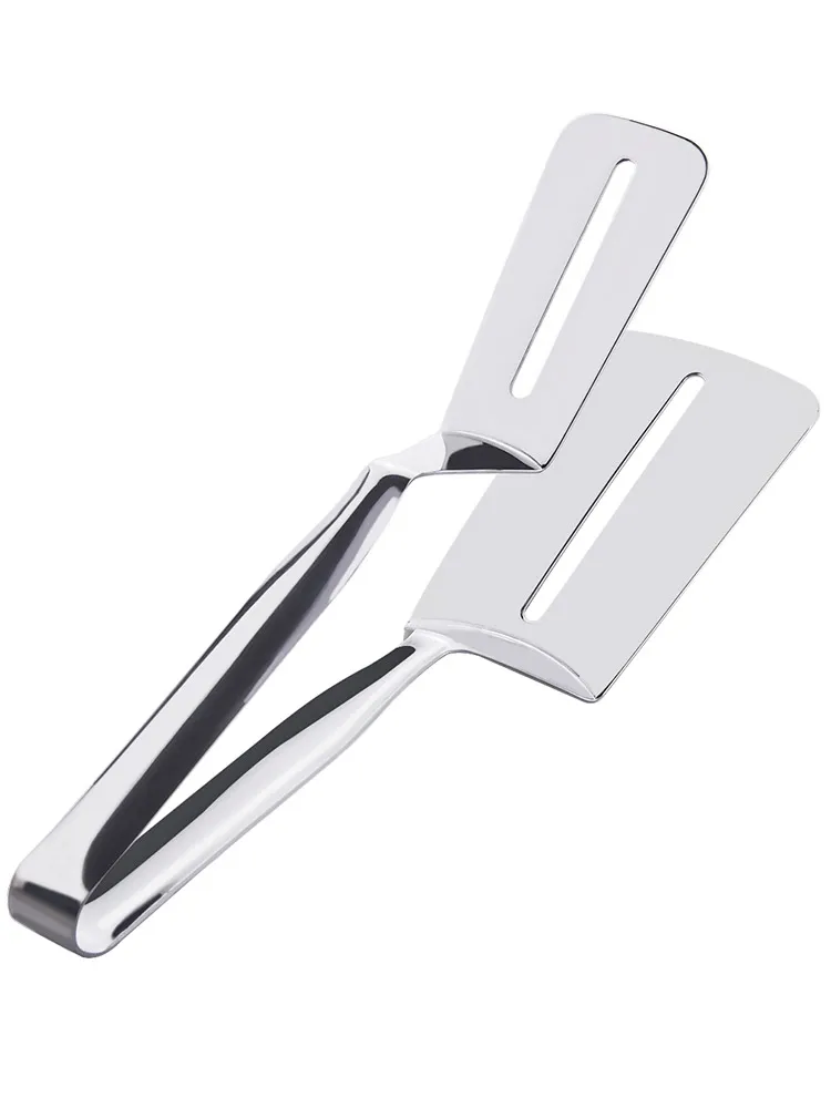

Utility Tools Kitchen Supplies Stainless Steel Frying Spatula Clip Gadgets Pancakes Fried Fish Pizza Steak Turning