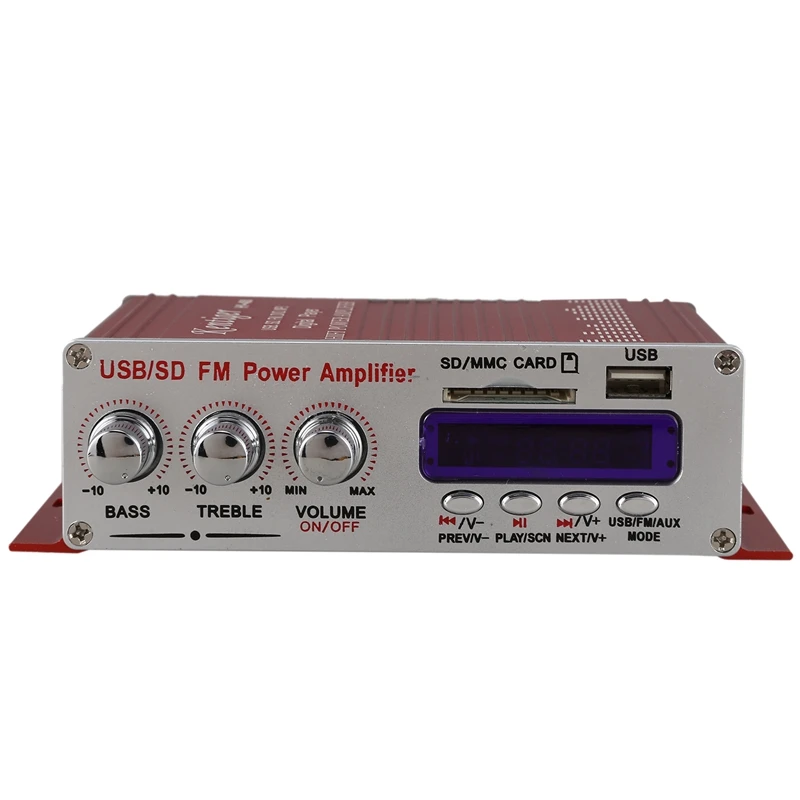 Автомобильный стерео усилитель Kentiger Hy-400 Hi-Fi радио Mp3 динамик с Fm ЖК-дисплеем