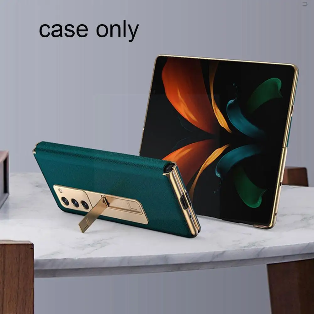 

Полноразмерный чехол для телефона Samsung Galaxy, матовый складной чехол для телефона Z, ультратонкий 2 твердых чехла, противоударный складной чех...