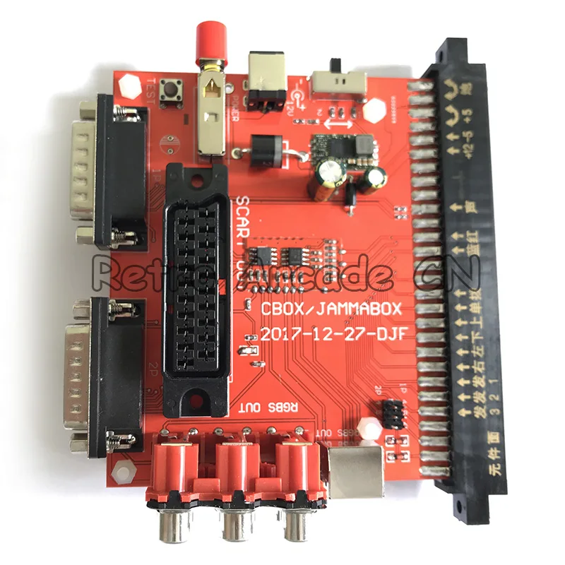 JAMMA to DB 15PIN Joypad конвертер CBOX с SCART выходом для любой аркадной игры PCB SNK материнская