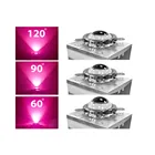 1 шт. 100 Вт светодиодный алюминиевый теплоотвод охлаждающий вентилятор + 60 градусов 90 градусов 44 мм линза + отражатель Brack