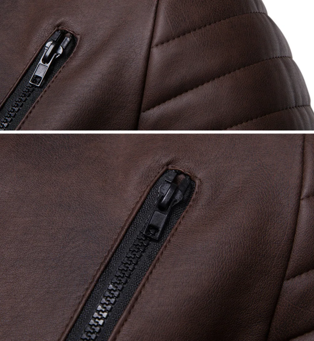 AKSR, мужская куртка, новинка, мужская мода, повседневная, с длинным рукавом, мотоциклетная, меховая, кожаная, приталенная, мужская, зимняя куртка