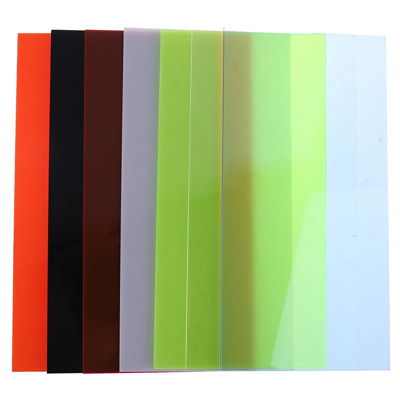 Прозрачные тонированные листы из плексигласа пластина акриловая черного белого