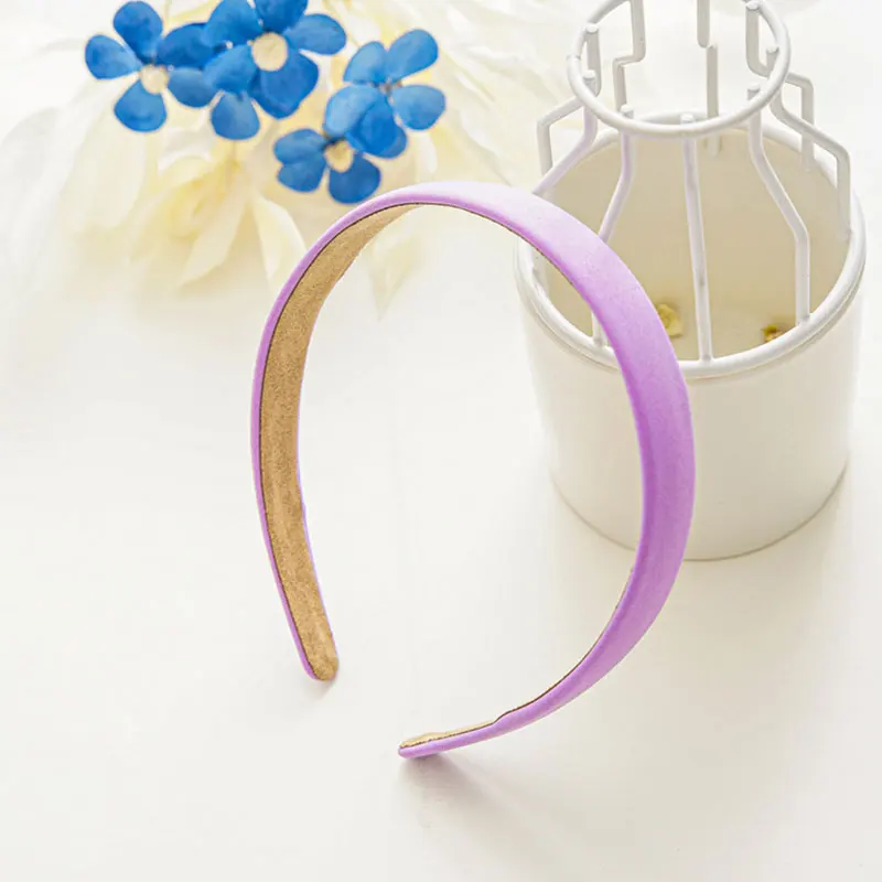 

Fashion Elegant Solid Color Hair Hoop Simple Style Headwear Head Hoop Sweet and Wild Women Girls Headband Hair Accessories