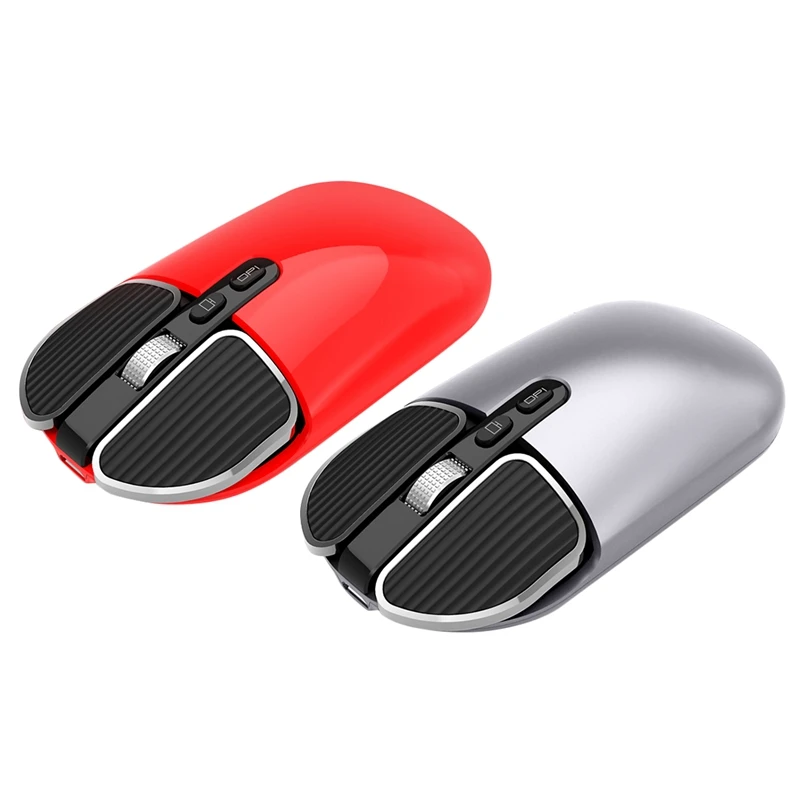 

Беспроводная мышь M203, бесшумная, перезаряжаемая, Bluetooth 5,1 + 2,4 ГГц, Двухрежимная, компьютерная, игровая мышь