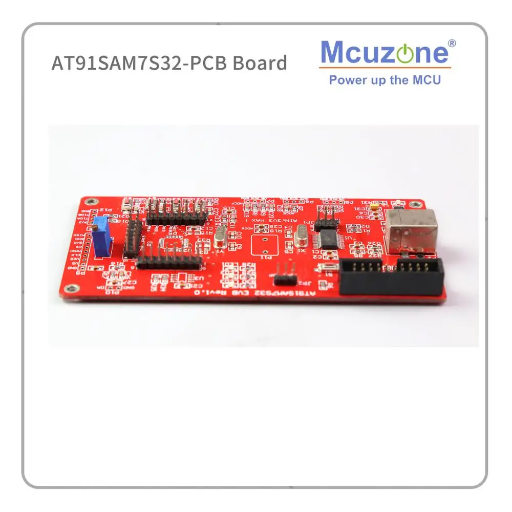 AT91SAM7S32-PCB ARM7 SAMS764 7S32 USART DBGU SPI 8CH 10bit ADC JTAG USB ATMEL микрочип AT91SAM7S32-EK | Компьютеры и офис