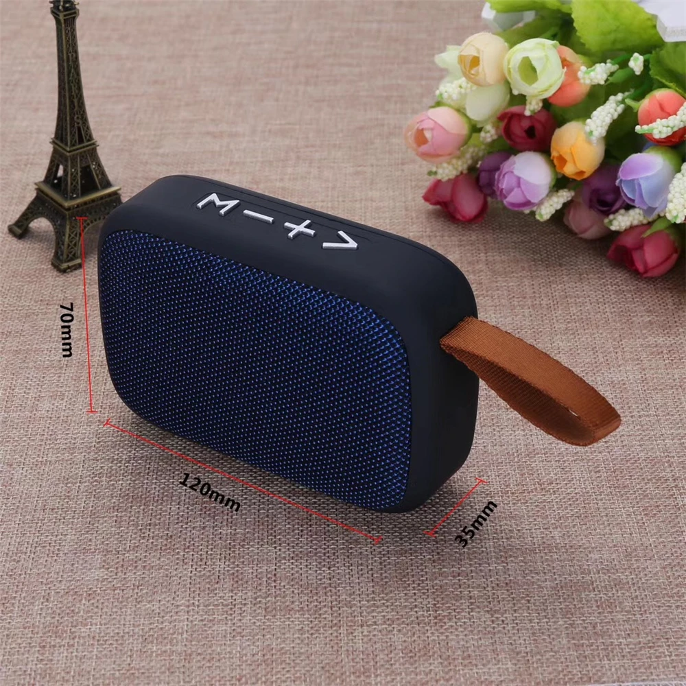 

1 Pcs Porable BT Speaker Wireless Splash-proof Outdoor Stereo Bass USB/TF With Power Cable