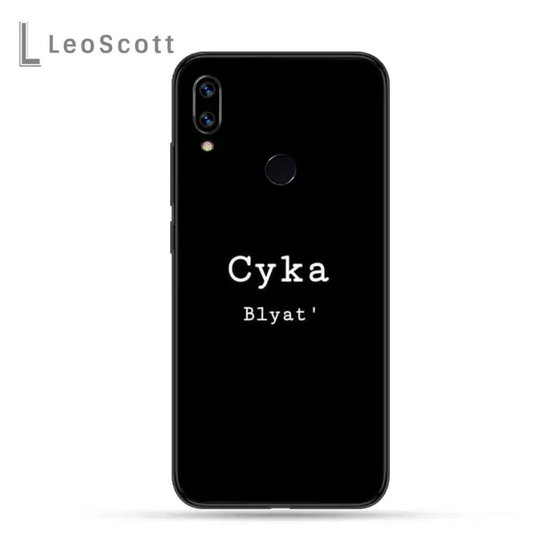 

Russian Quotes Words Phone Case For Xiaomi Redmi Note 4 4x 5 6 7 8 pro S2 PLUS 6A PRO