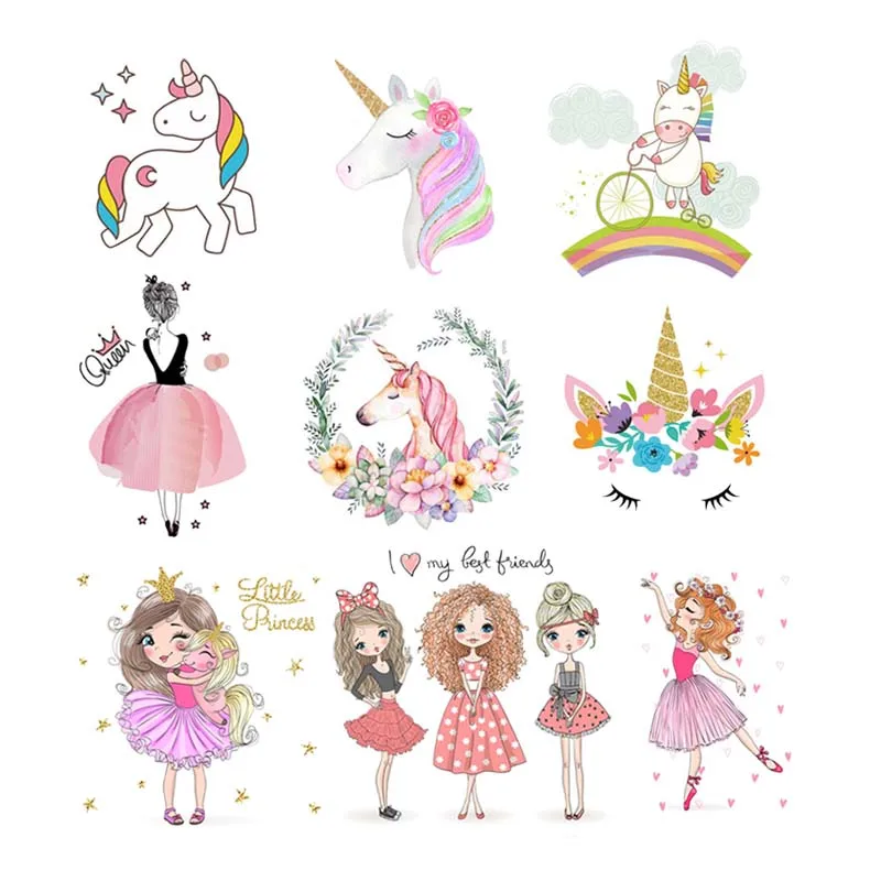 Мультяшные термо наклейки для одежды нашивки качественные милые сделай сам