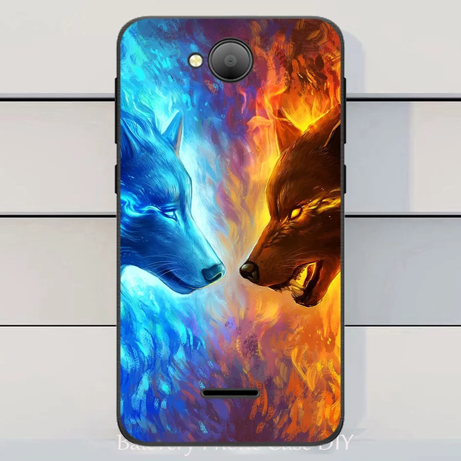 Чехол для BQ 4501G FOX EASY чехол с волком силиконовый из ТПУ Fox Easy Cat изображением