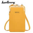 Сумка женская через плечо baellerry, летняя, желтая, с карманом для телефона, 2021