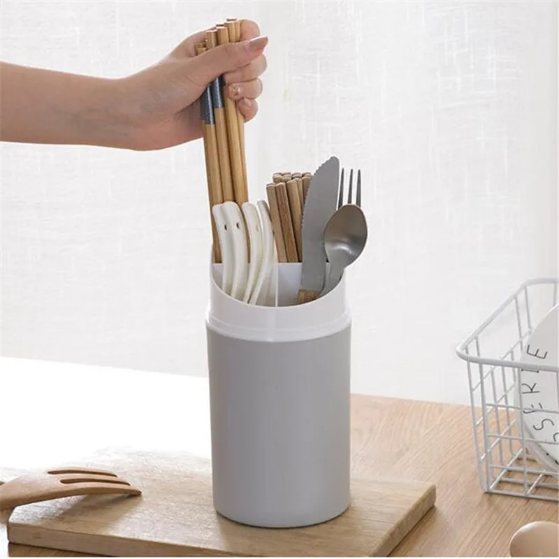 Настенный держатель для палочек с крышкой защитой от пыли палочки хранения