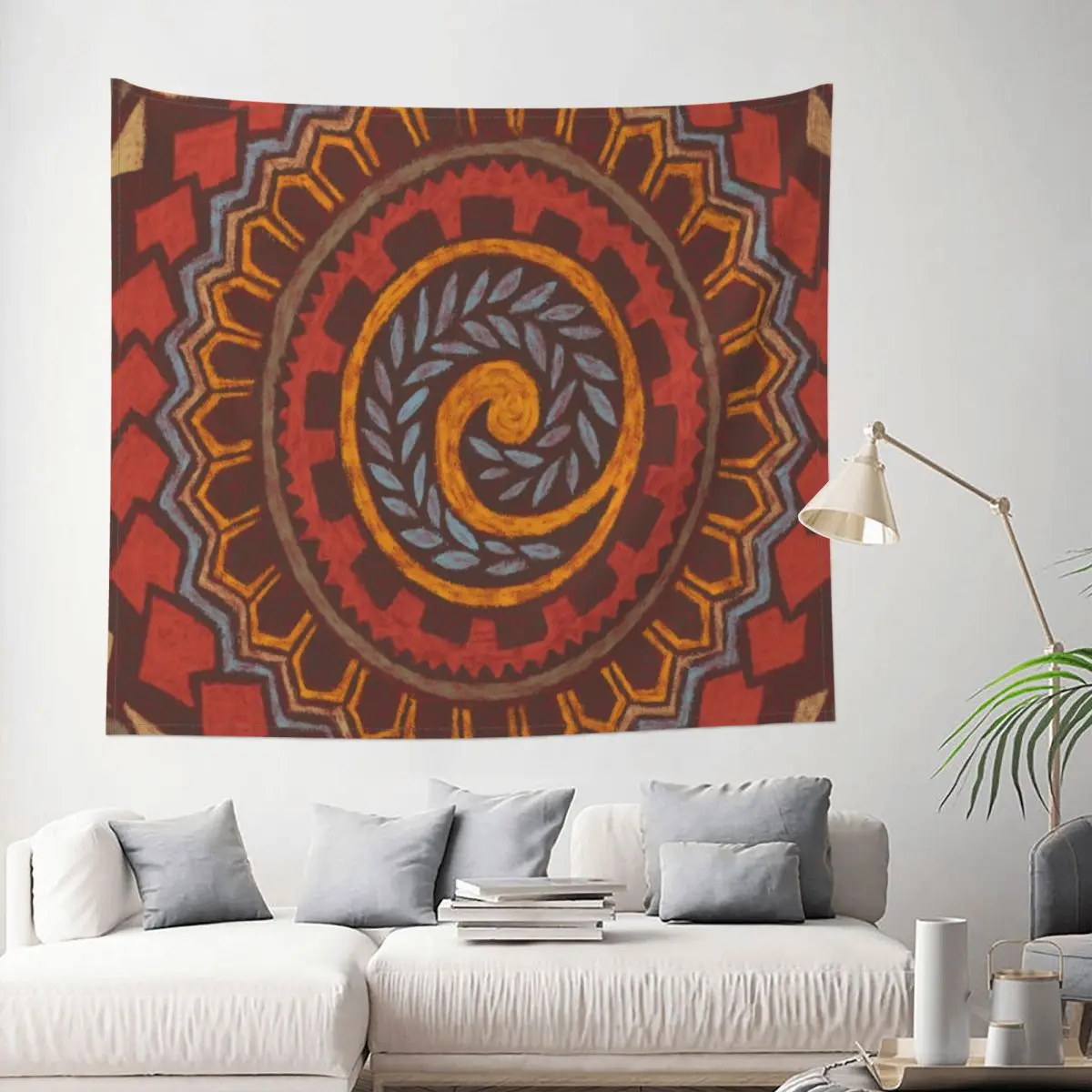 

Retro Colorful Tapestry Mandala Flower Boho Sacred Decoration Wall Room Home Decor Hanging Bedroom Kawaii Aesthetic Pattern