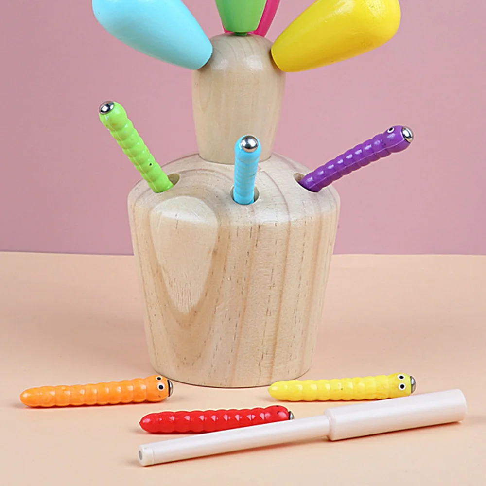 Деревянные пазлы для детей образовательная разборка сборка здание кактус