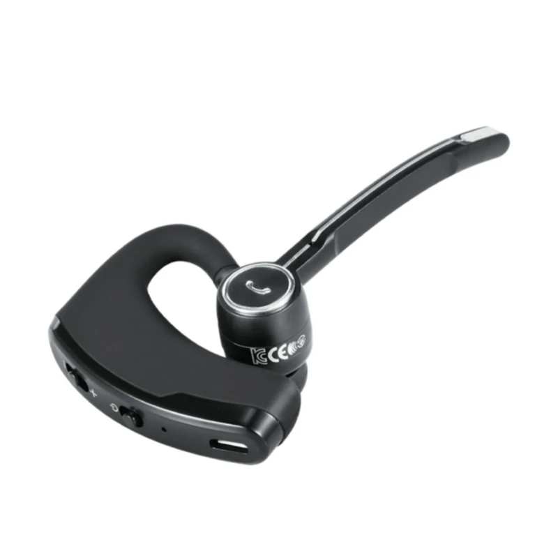 Upgraded Patrol Police Bluotooth PTT Walkie Talkie Wireless Headset Voice Control Wireless Headphone Ear Hook Earphone for Zello