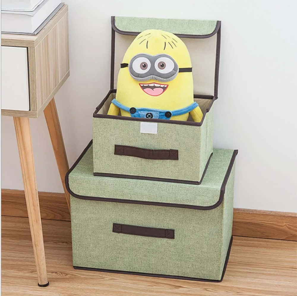 Складной органайзер для хранения одежды из хлопка и льна | Дом сад