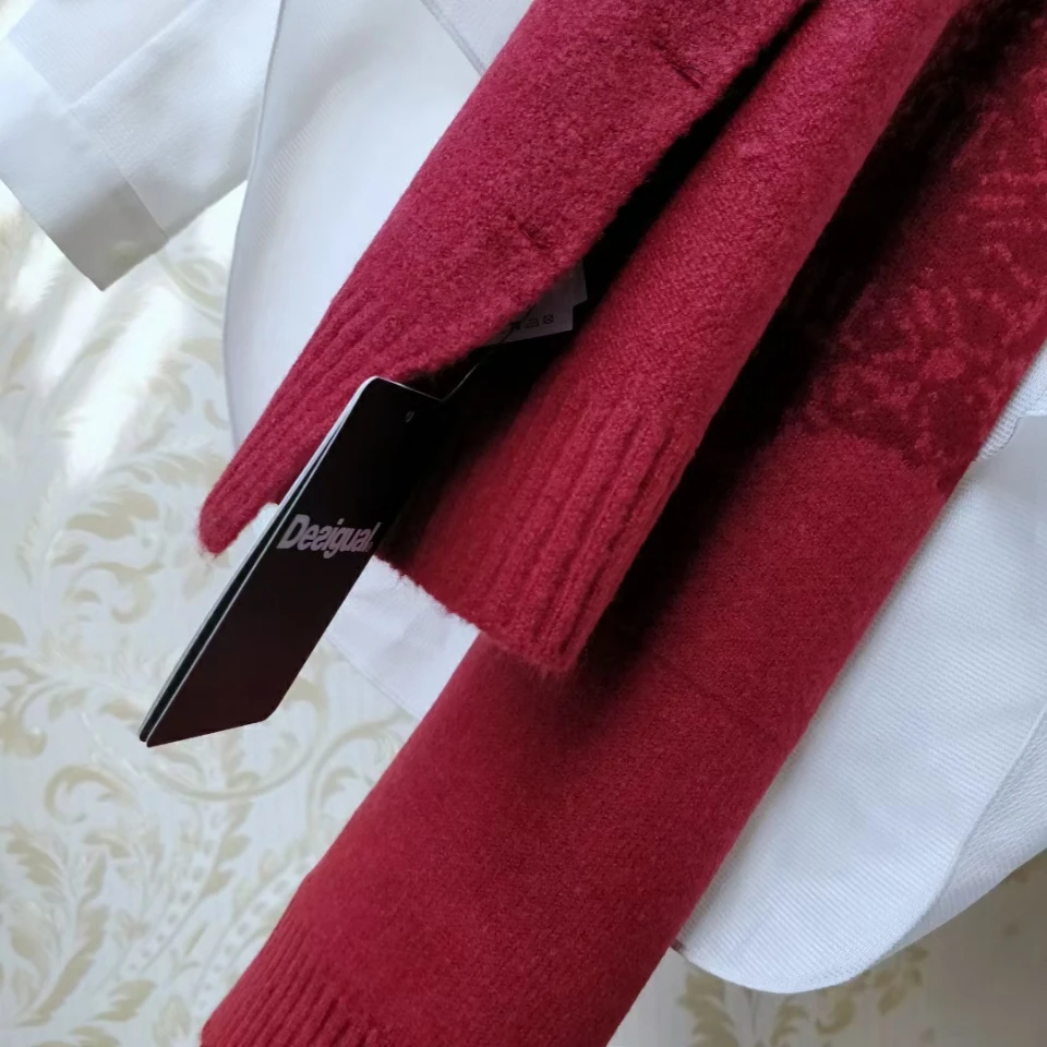 Испанский Desigual модный популярный логотип женские шарфы и шали с принтом теплые кашемировые выпуклые длинные шарфы продаются популярные от AliExpress WW