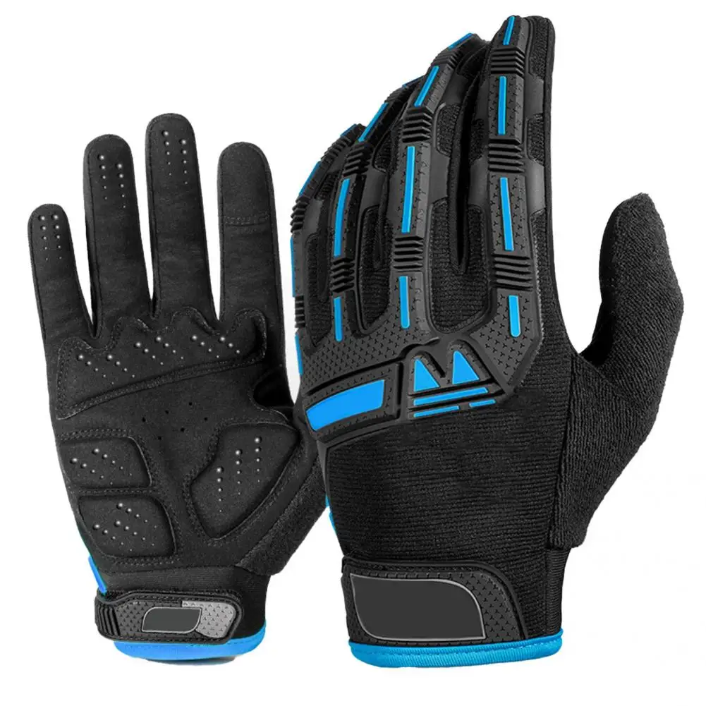 

Breathable 2Pcs Useful Full Finger Cycling Gloves Comfortable Cycling Gloves Durable for Skating