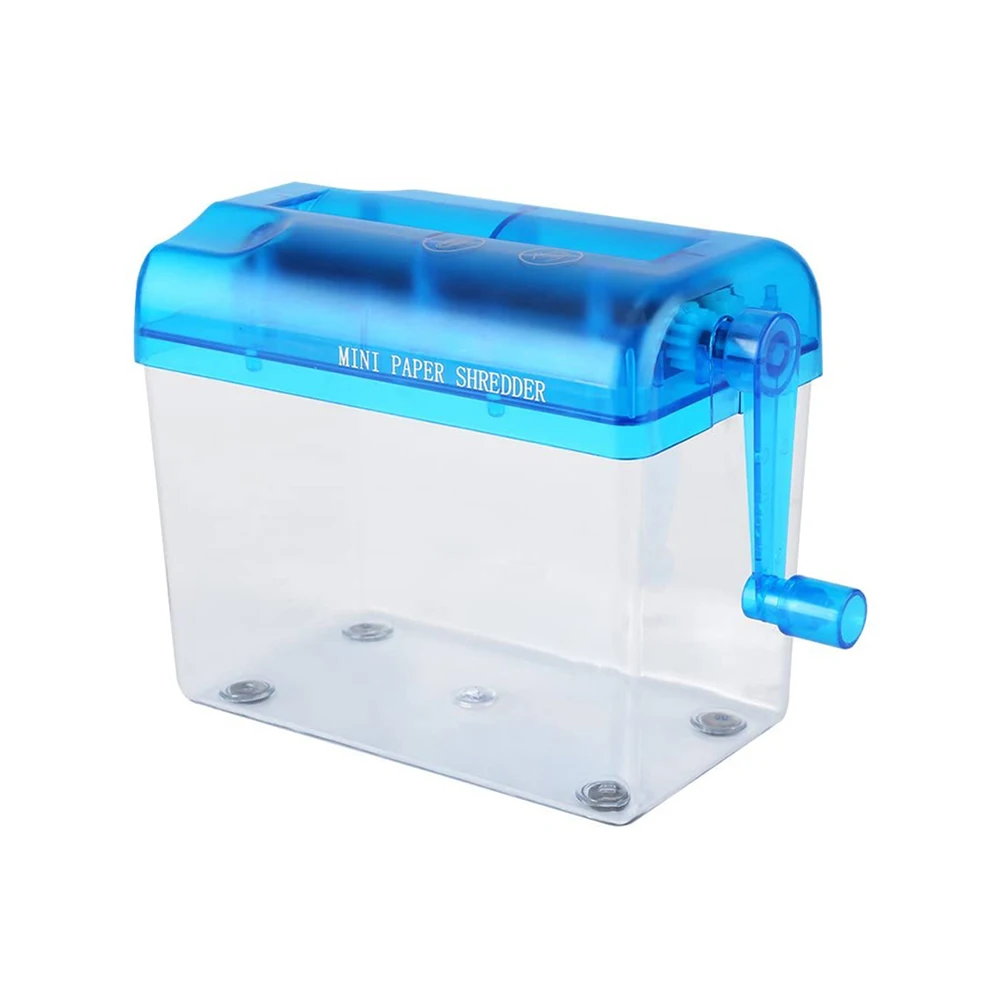 

1PCS Portable Mini Shredder Manual Paper Documents Cutting Tool For Home Office