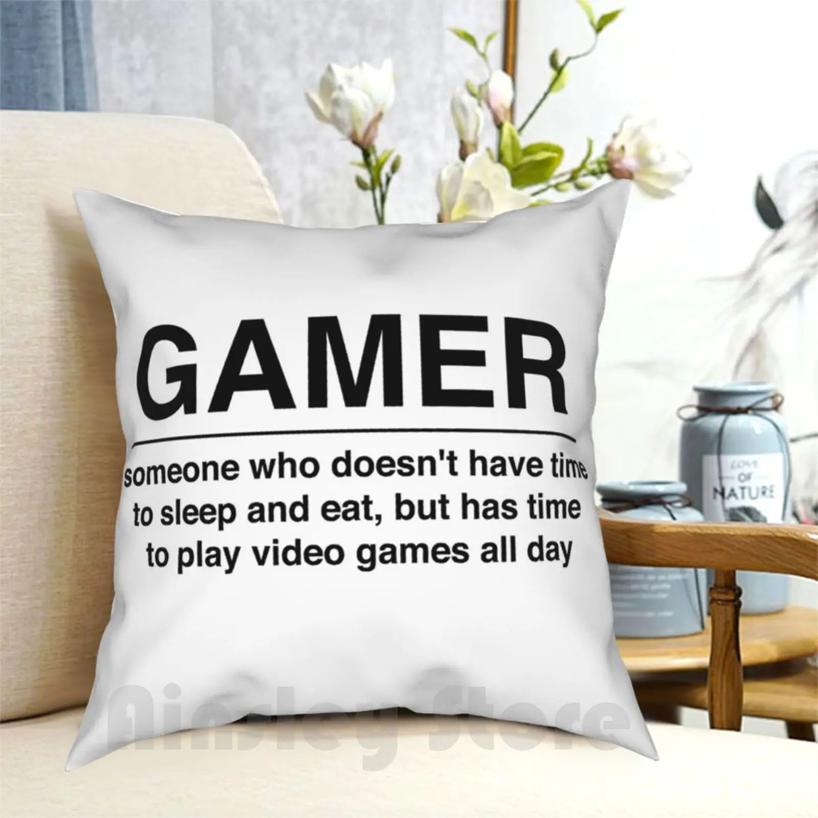 Чехол-Подушка для геймеров с принтом мягкий чехол дома профессиональных | Дом и