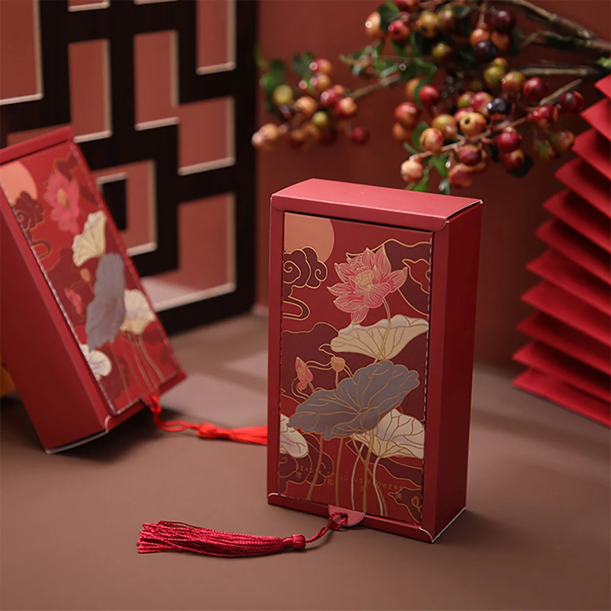 Birthday Party Chinese Style Retro Candy Flower Boxes