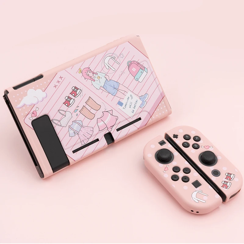 Kawaii защитный чехол для Nintendo Switch Shell девочек десертная сказочная лига мягкая