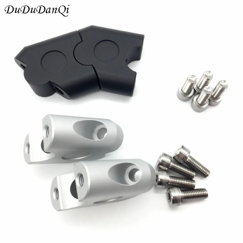 Анодированный 2 дюймовый Поворотный руль для мотоцикла универсальный зажим руля